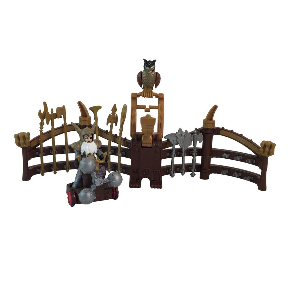 Fisher Price Imaginext Castle Weapon Set Eagle Talon Knight Owl Gauntlet Vehicle